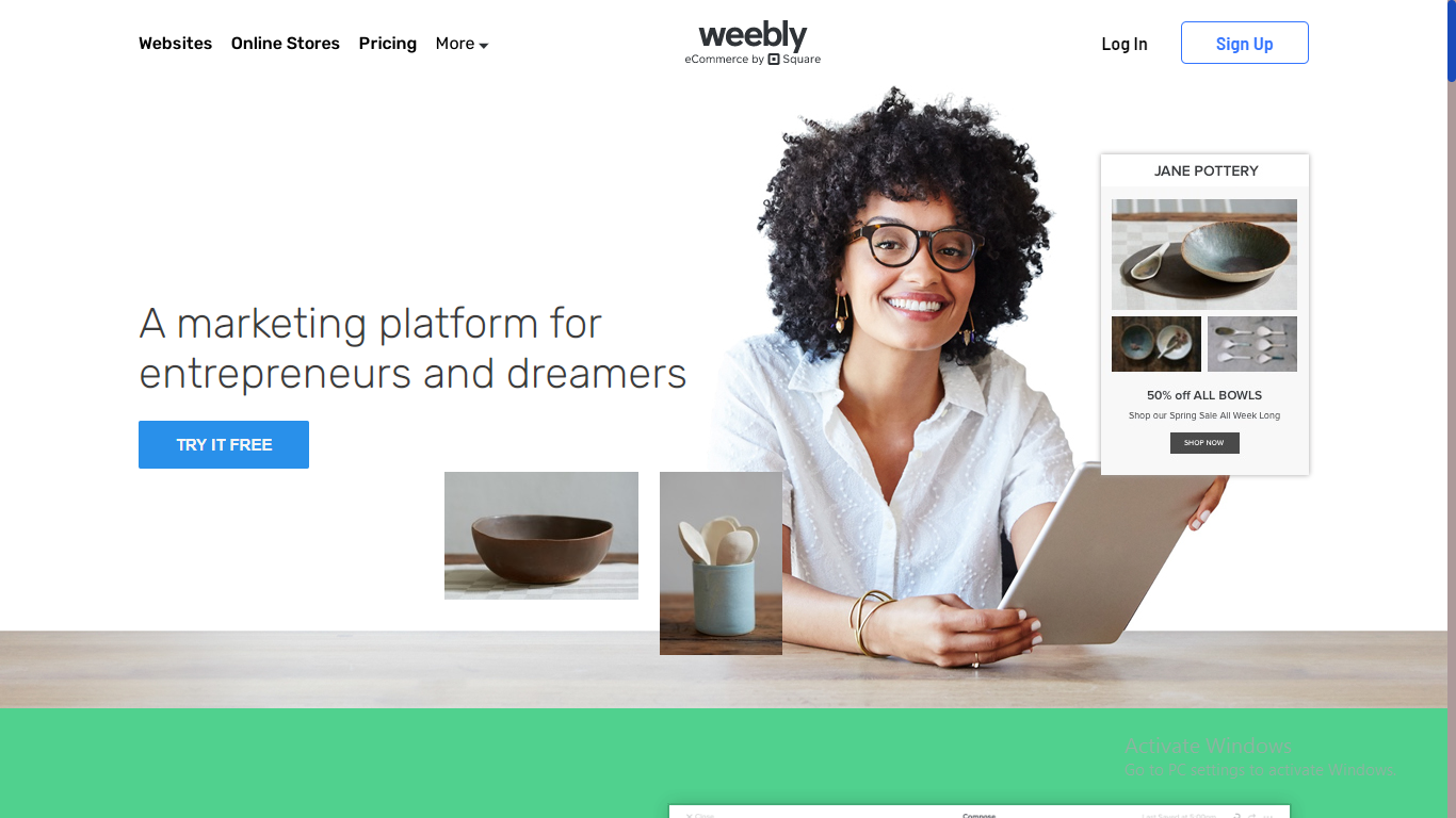 website image